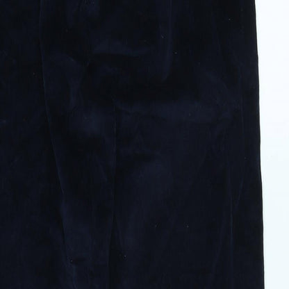 Mens UK Size 28 in Cotton Traders Regular Fit  Blue Trousers