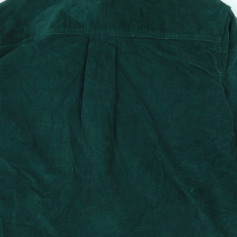 Womens UK Size XS Cotton Traders Green Basic Blouse
