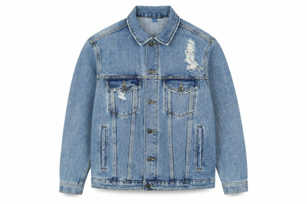 Mens UK Size S Divided Blue Jacket