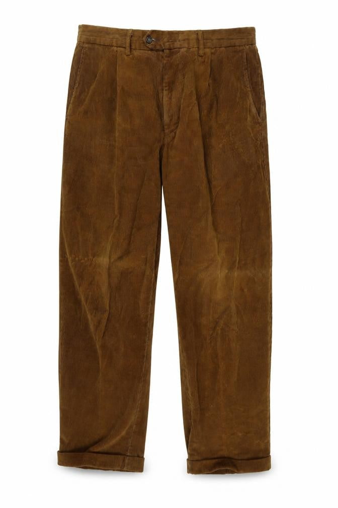 Mens UK Size 36 in Racing Green Regular Fit  Brown Trousers