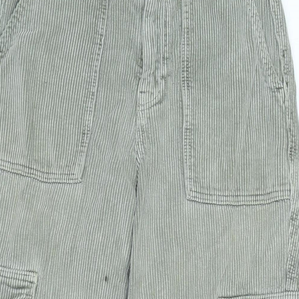 BDG Womens Grey Cotton Trousers Size 27 in L30 in Regular Zip