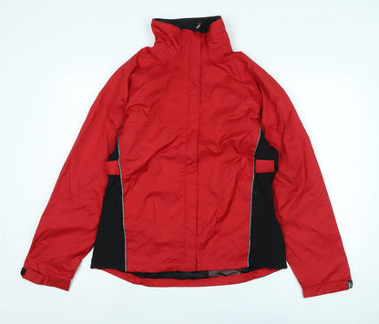 james harvest Womens Red Anorak Jacket Size S Zip