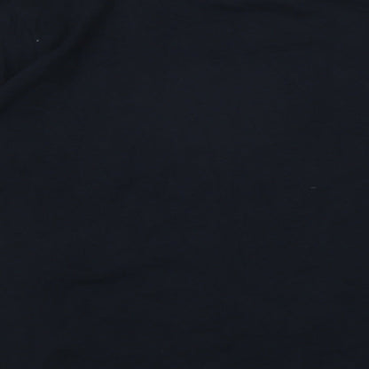 Chevignon Womens Blue Cotton Basic T-Shirt Size M Crew Neck - Peace Legend CV 1479