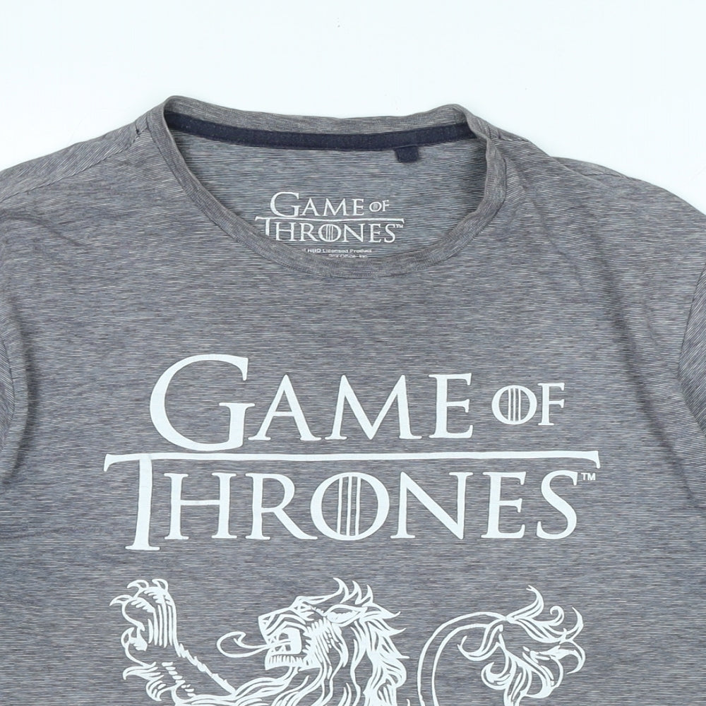 Womens UK Size M NEXT Grey Basic T-Shirt
