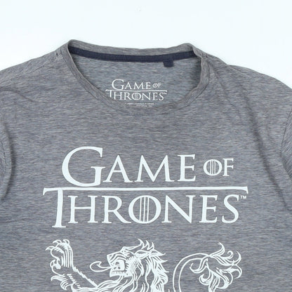 Womens UK Size M NEXT Grey Basic T-Shirt