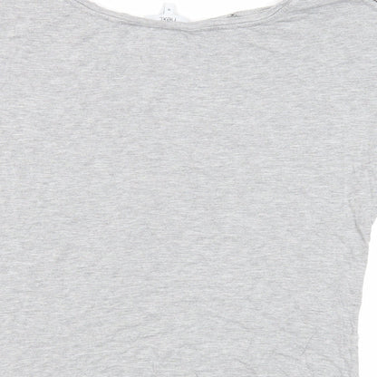 Womens UK Size 10 NEXT Grey Basic T-Shirt