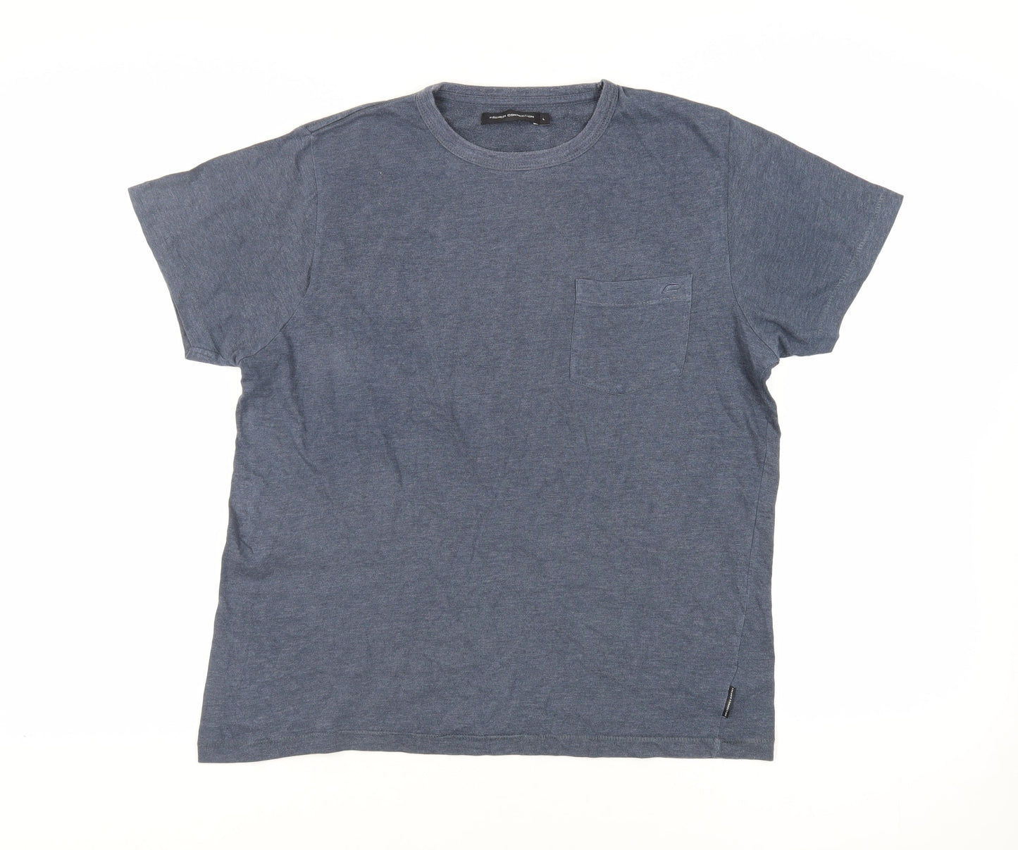 Mens UK Size L French Connection Blue  T-Shirt