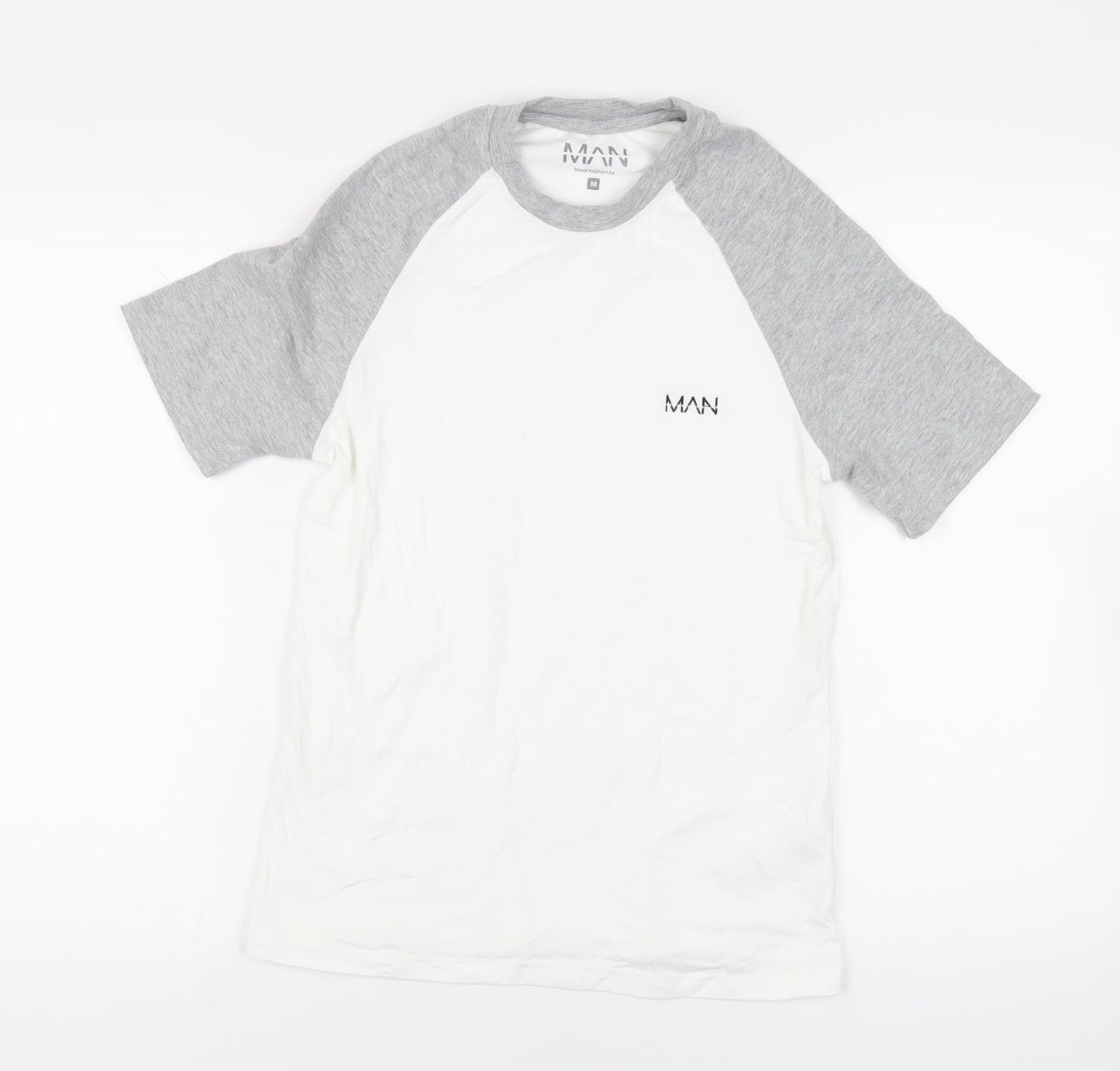 Mens UK Size M Boohoo Man White  T-Shirt