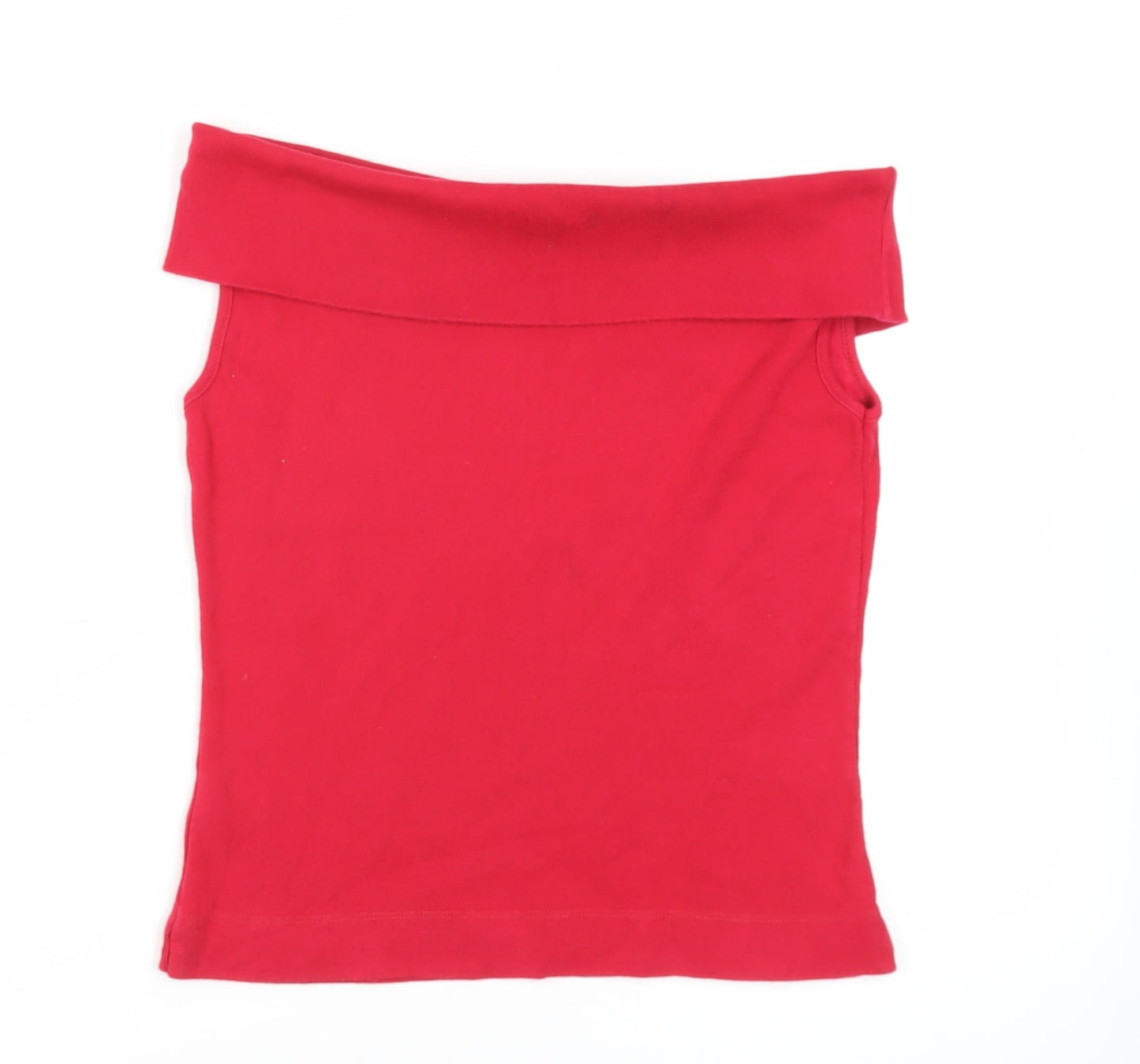 Womens UK Size 14 Dorothy Perkins Red Basic Blouse