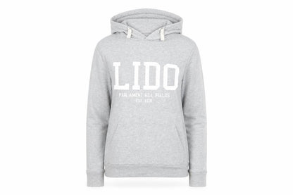 LIDO Womens Grey Cotton Pullover Hoodie Size XS Pullover - Logo Pockets