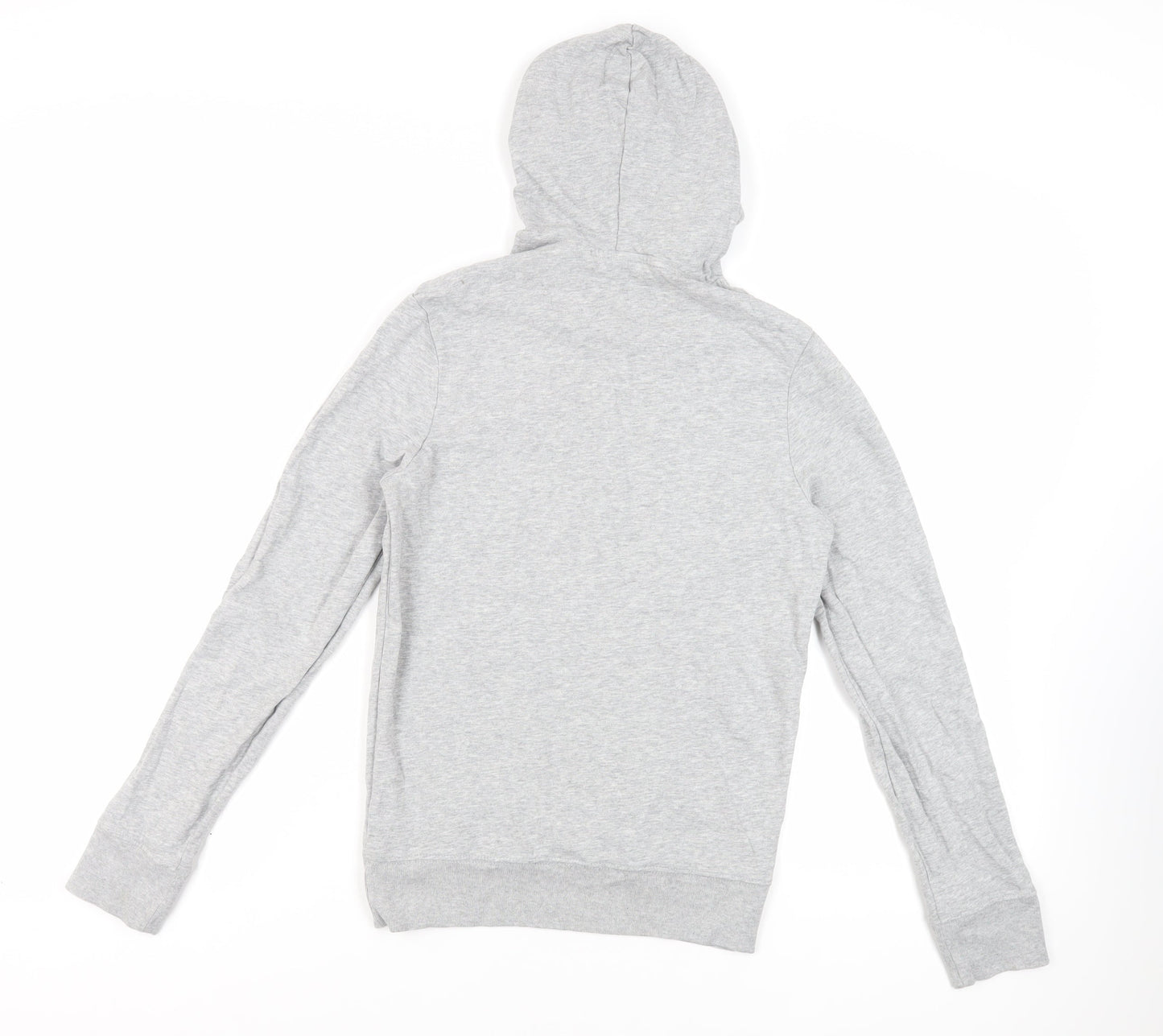 LIDO Womens Grey Cotton Pullover Hoodie Size XS Pullover - Logo Pockets