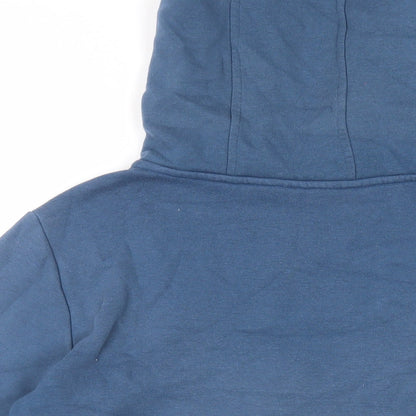 Womens UK Size M LA Gear Blue Full Zip Hoodie