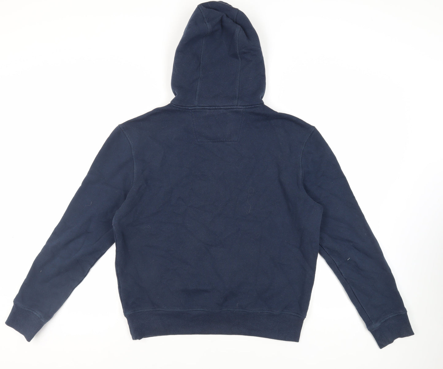 Mens UK Size M Crew Clothing Blue Pullover Hoodie