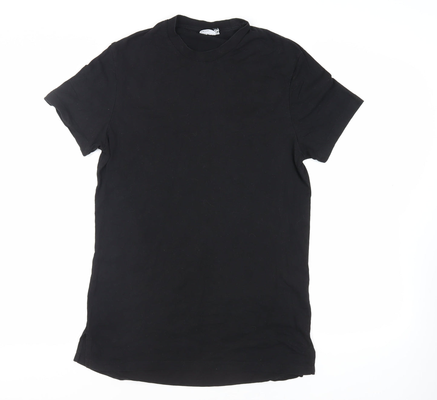 Womens UK Size L ASOS Black Basic T-Shirt