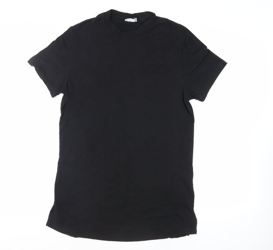 Womens UK Size L ASOS Black Basic T-Shirt