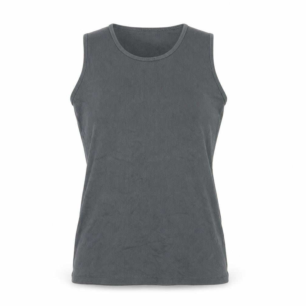Womens UK Size L ASOS Grey Basic Tank