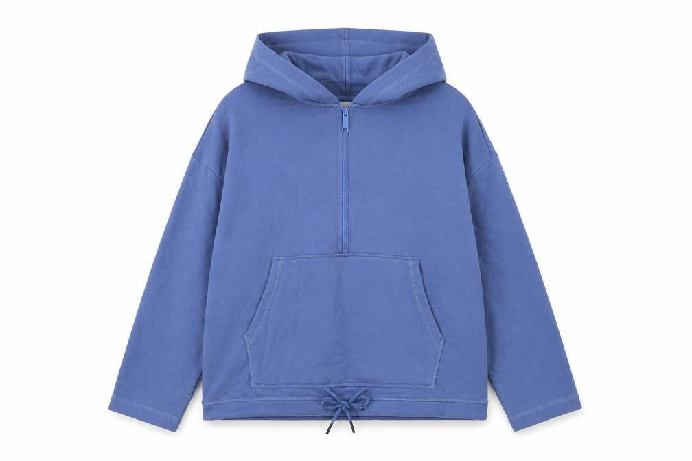 Womens UK Size S H&M Blue Pullover Hoodie