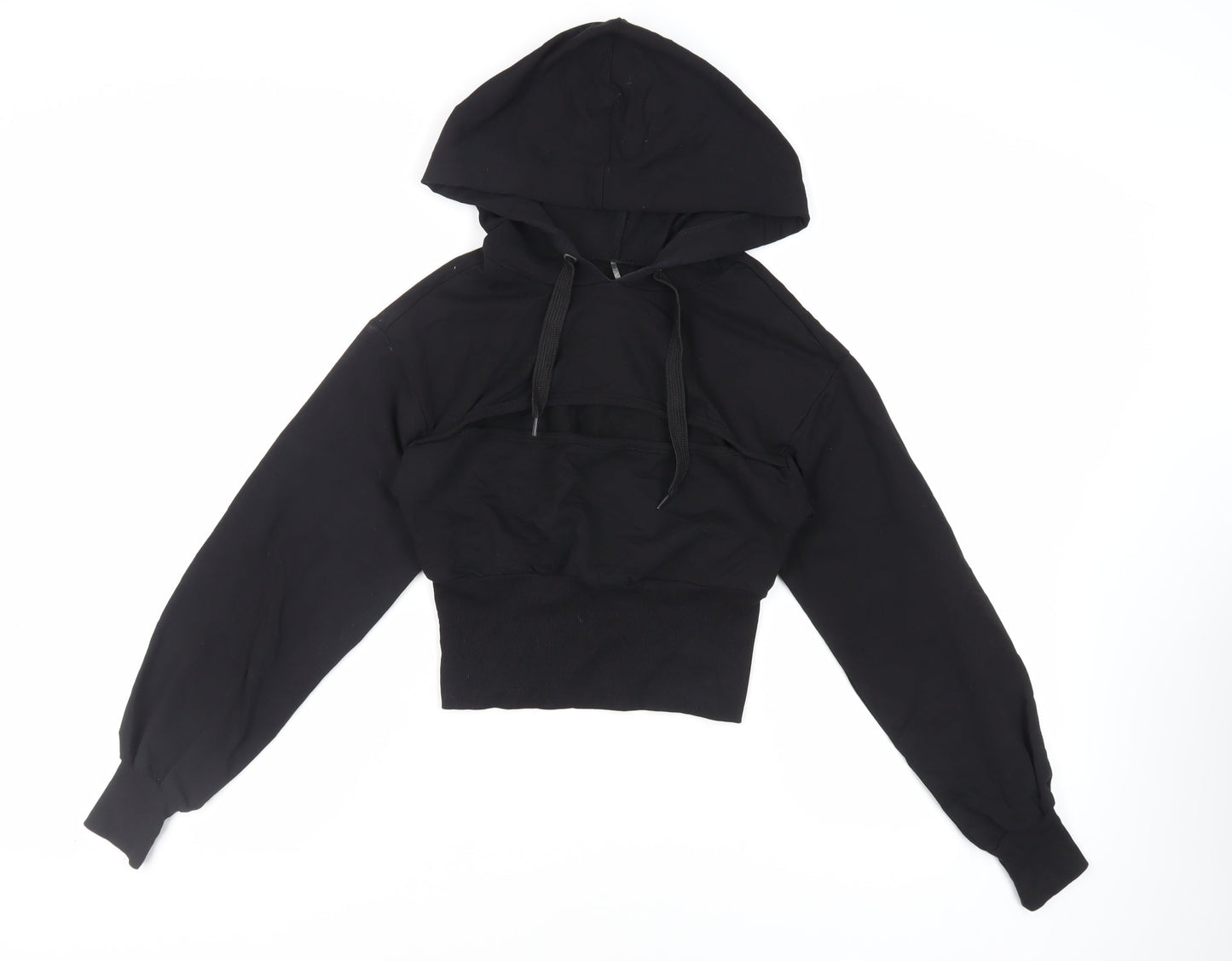 Womens UK Size 8 ASOS Black Pullover Hoodie