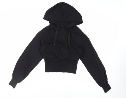 Womens UK Size 8 ASOS Black Pullover Hoodie