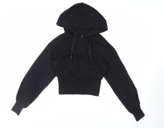 Womens UK Size 8 ASOS Black Pullover Hoodie