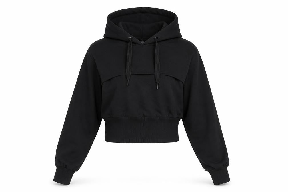 Womens UK Size 8 ASOS Black Pullover Hoodie
