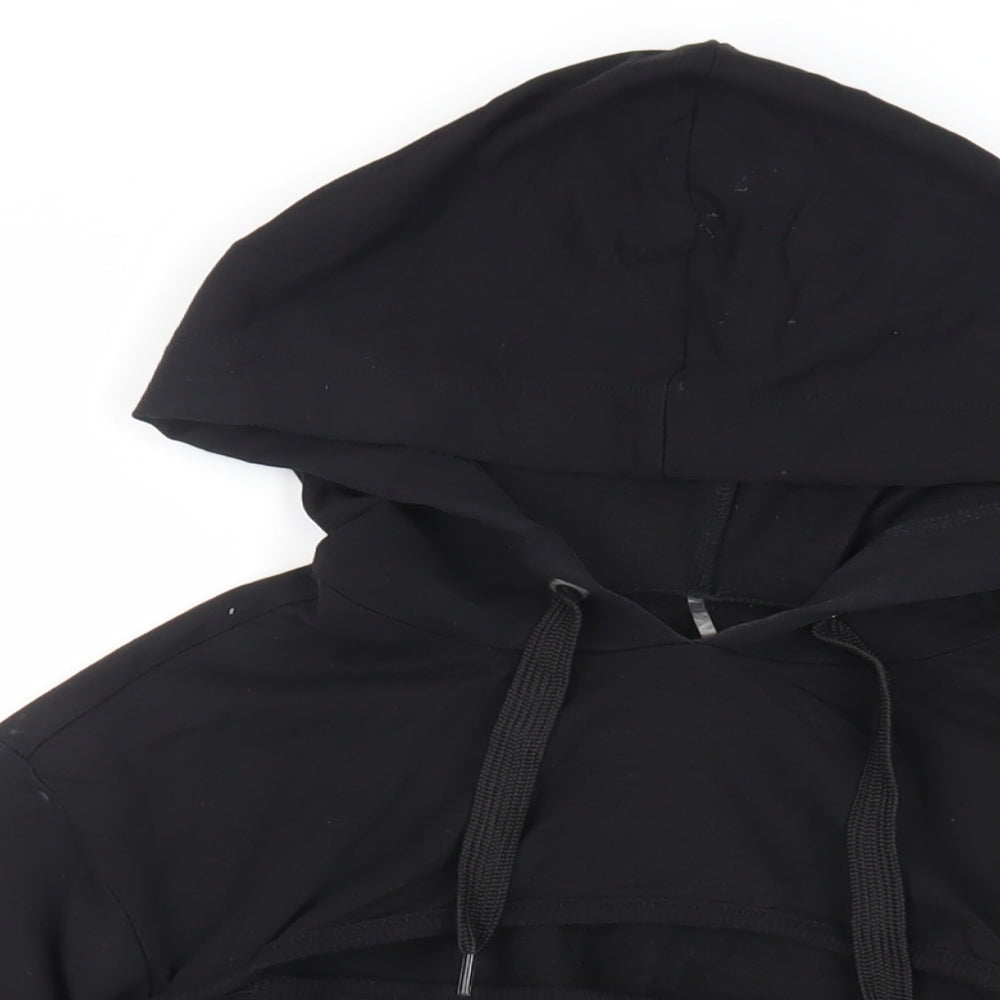 Womens UK Size 8 ASOS Black Pullover Hoodie