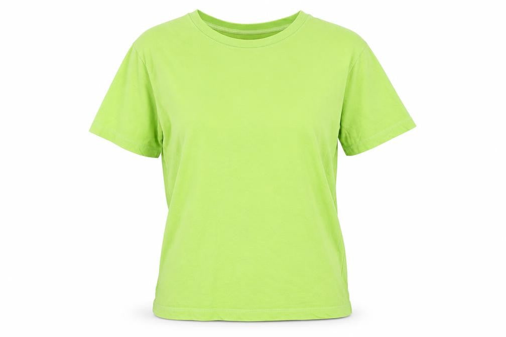 Womens UK Size M Zara Green Basic T-Shirt