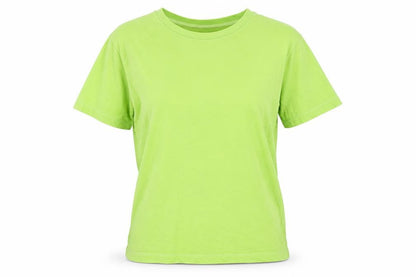 Womens UK Size M Zara Green Basic T-Shirt