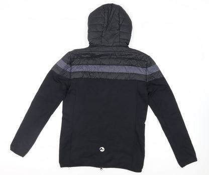 Mens UK Size S Martini Black Quilted Coat