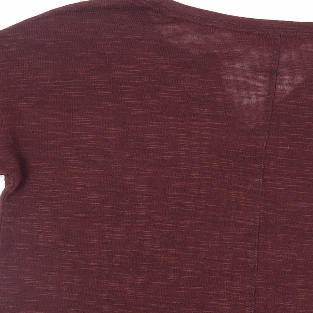Womens UK Size 12 NEXT Red Basic Blouse
