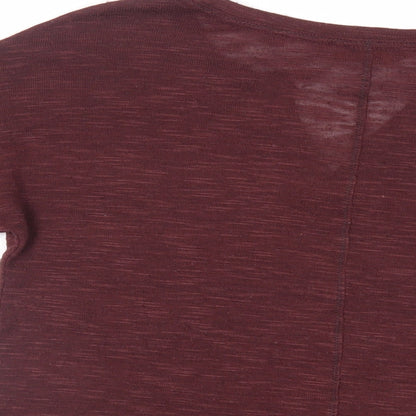 Womens UK Size 12 NEXT Red Basic Blouse