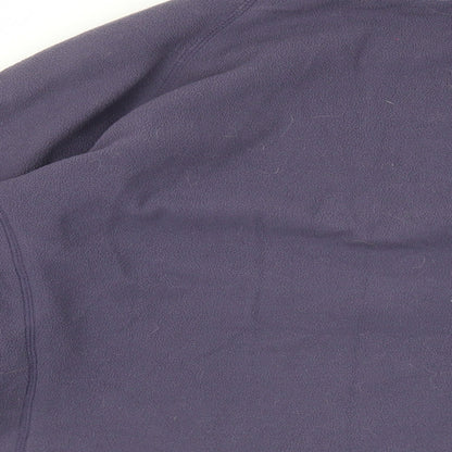 Rohan Womens Blue Polyester Pullover Sweatshirt Size M Zip - Logo