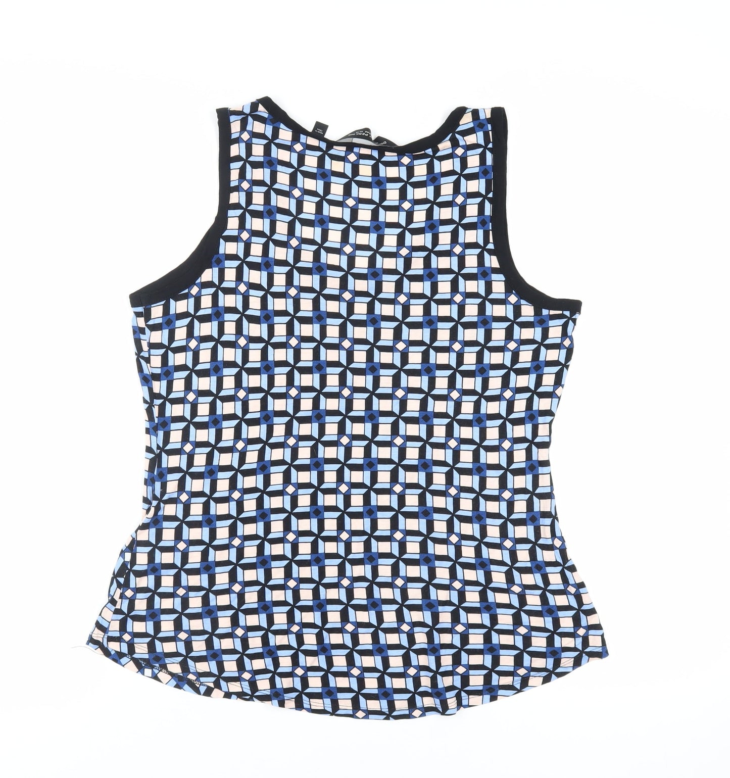 Womens UK Size 14 Dorothy Perkins Blue Basic Tank