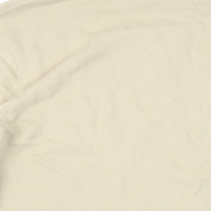 Topman Mens Beige Cotton Pullover Sweatshirt Size M