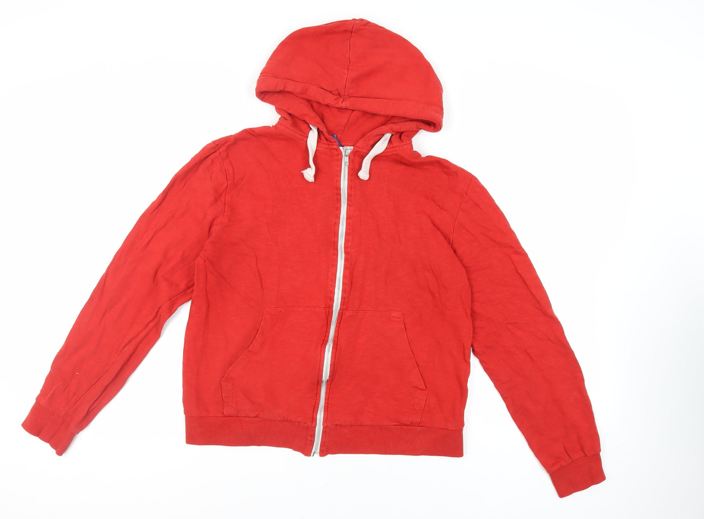 Womens UK Size L Divided by H&M Red Full Zip Hoodie