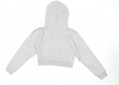 Il Sarto Womens Grey Cotton Pullover Hoodie Size S Pullover - Logo