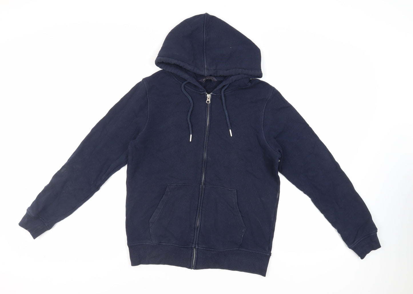 Womens UK Size 8 Marks and Spencer Blue Full Zip Hoodie