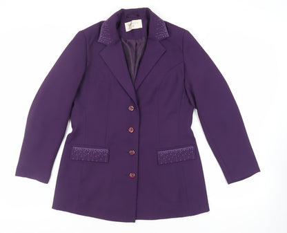 Womens UK Size 12 Bonmarché Purple Jacket