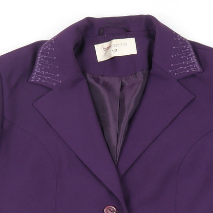 Womens UK Size 12 Bonmarché Purple Jacket