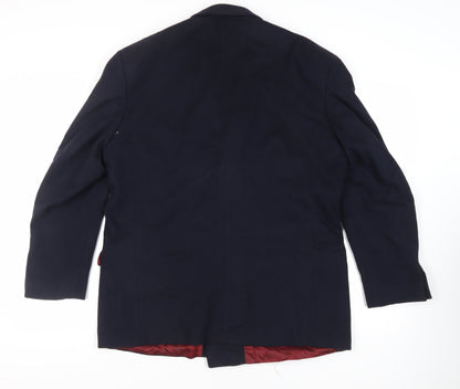 Mens UK Size 44 Burton Regular Blue Suit Jacket