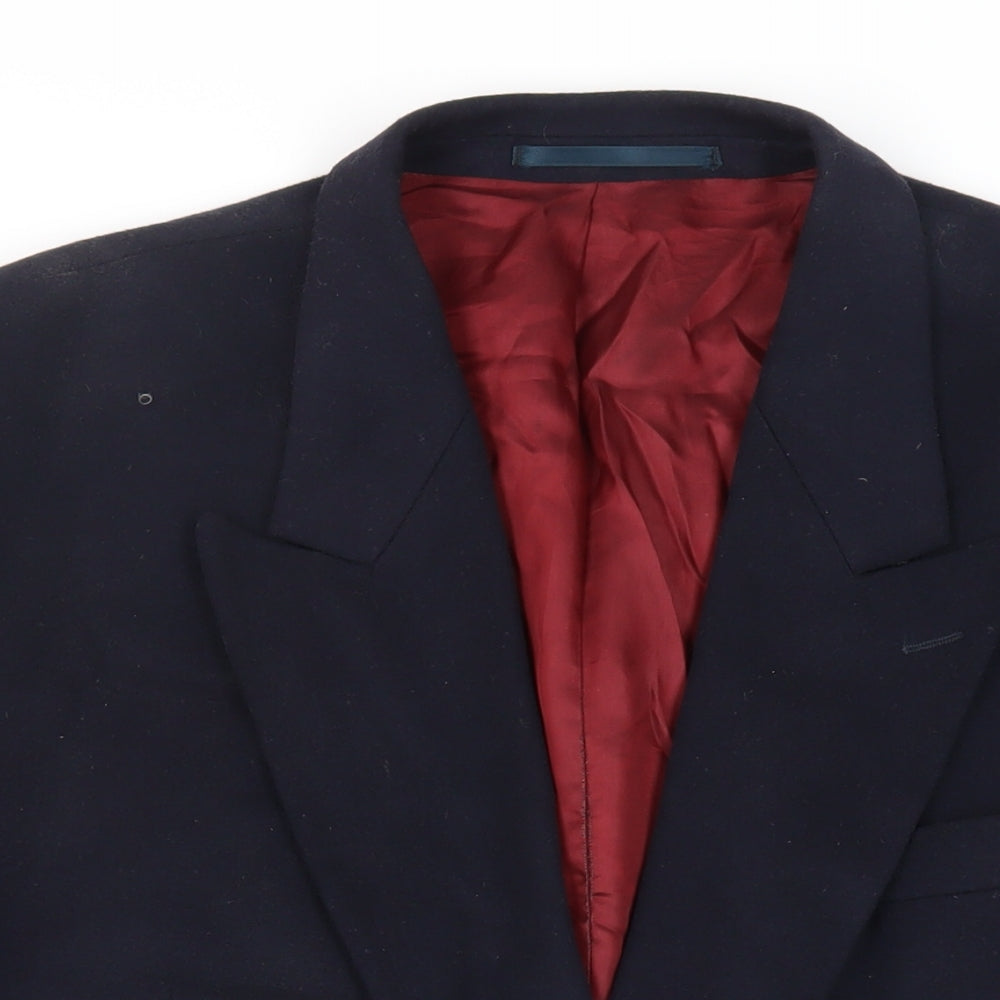 Mens UK Size 44 Burton Regular Blue Suit Jacket