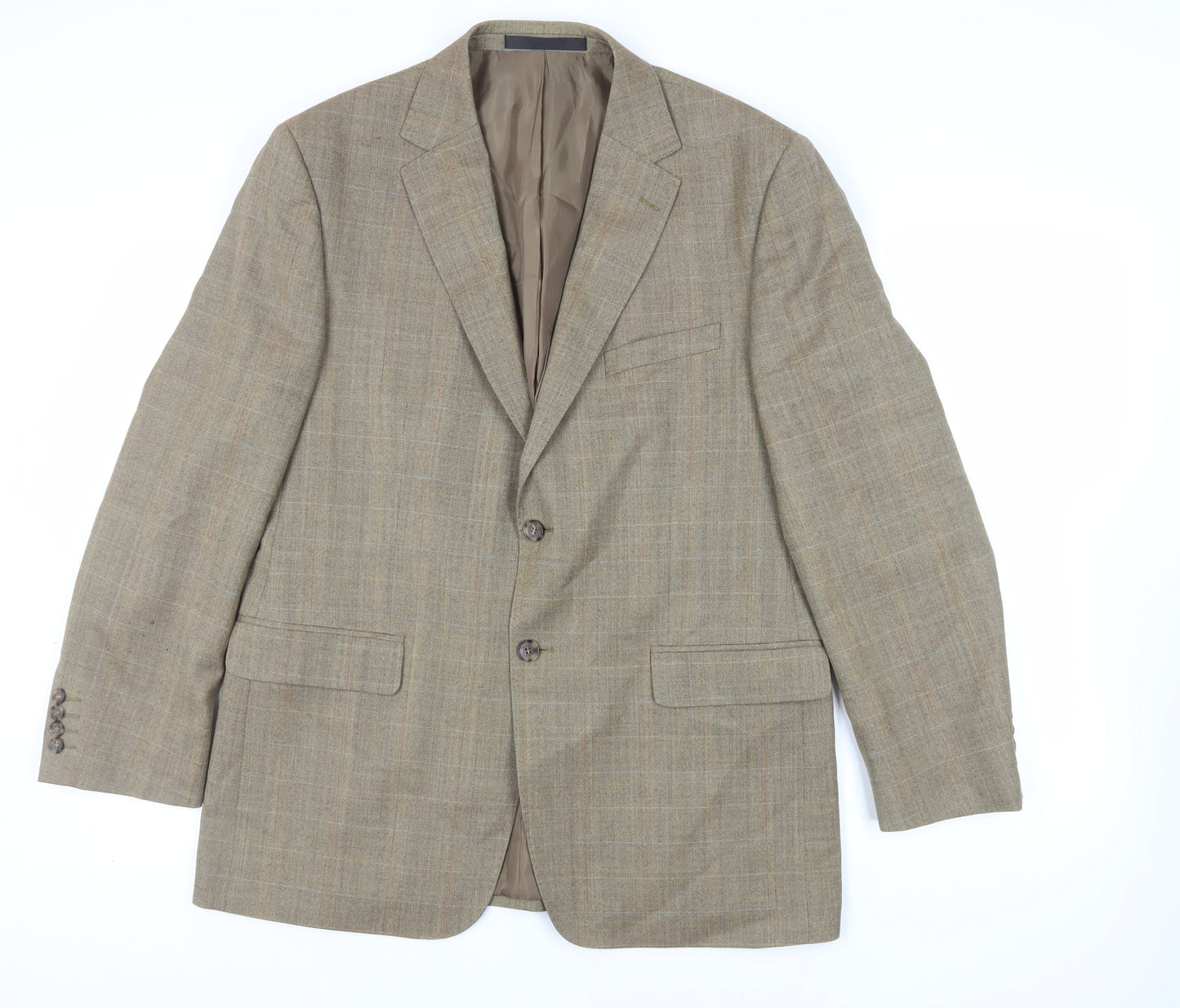 Mens UK Size 42 Marks and Spencer Regular Beige Suit Jacket