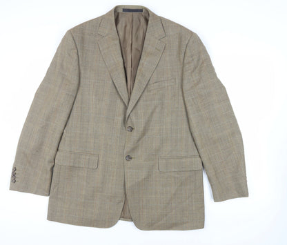 Mens UK Size 42 Marks and Spencer Regular Beige Suit Jacket