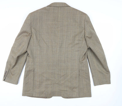 Mens UK Size 42 Marks and Spencer Regular Beige Suit Jacket