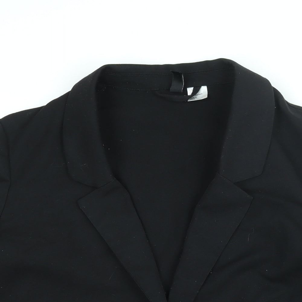 Womens UK Size 8 H&M Black Jacket