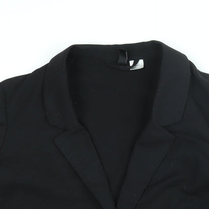 Womens UK Size 8 H&M Black Jacket