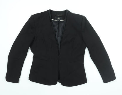 Womens UK Size 14 H&M Black Jacket