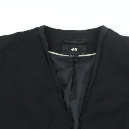 Womens UK Size 14 H&M Black Jacket