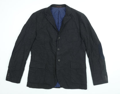Mens UK Size 44 NEXT Regular Black Suit Jacket