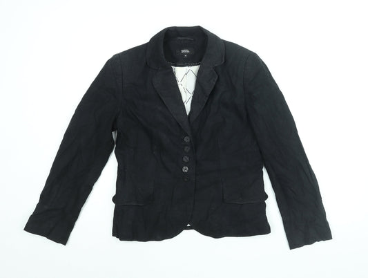 Womens UK Size 12 Marks and Spencer Black Jacket